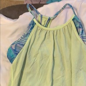 tank top with built in sports bra